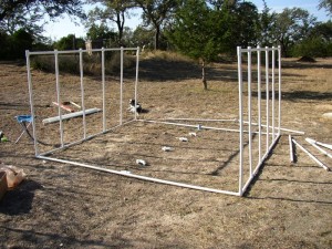 pvc uprights and tops