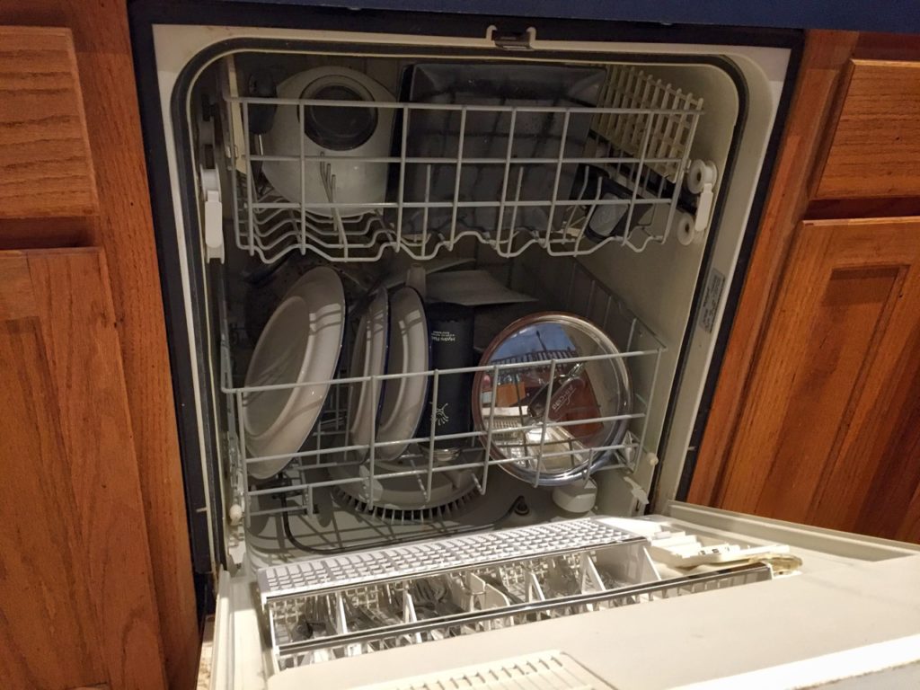 photo of The repaired dishwasher