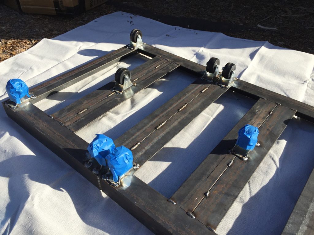 photo of the Beautiful welding, ready for paint