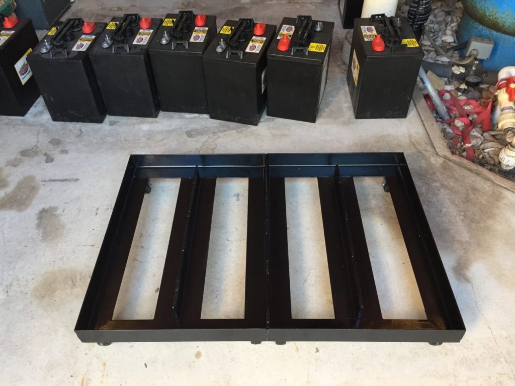 photo of the Finished Battery Cart