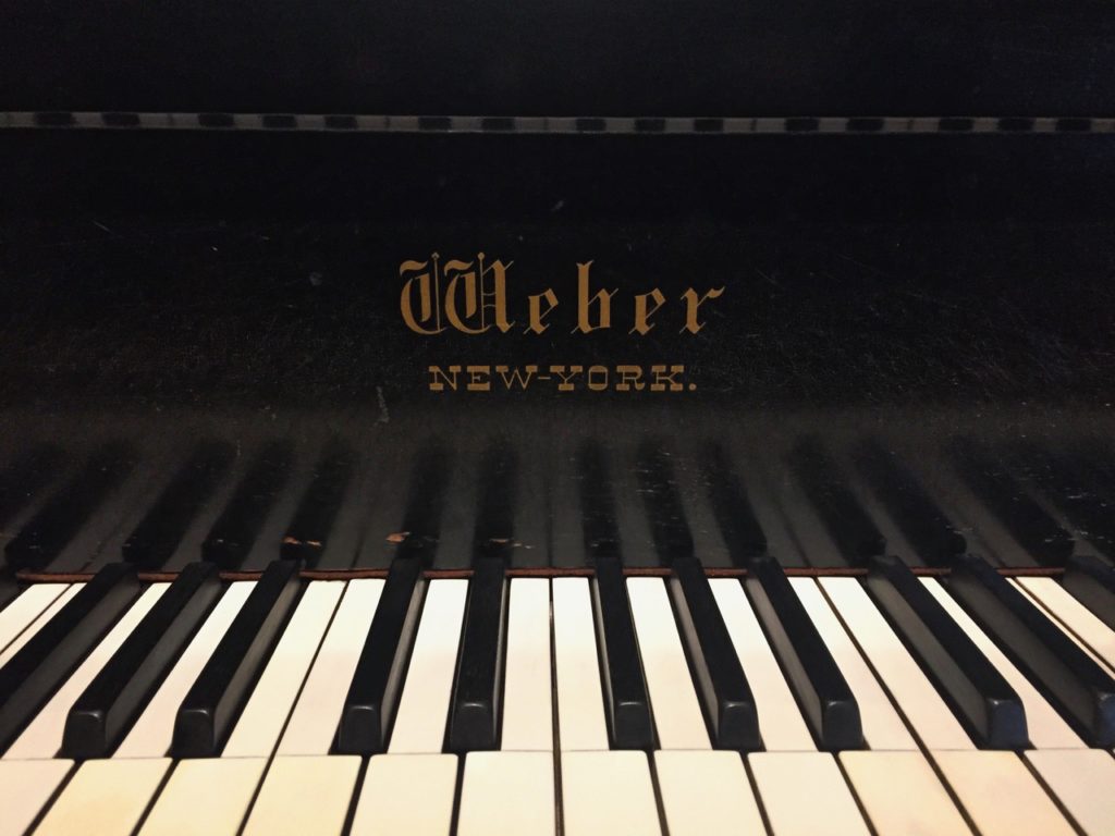 photo of Weber Piano Nameplate
