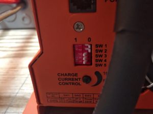 photo of Final inverter switch settings
