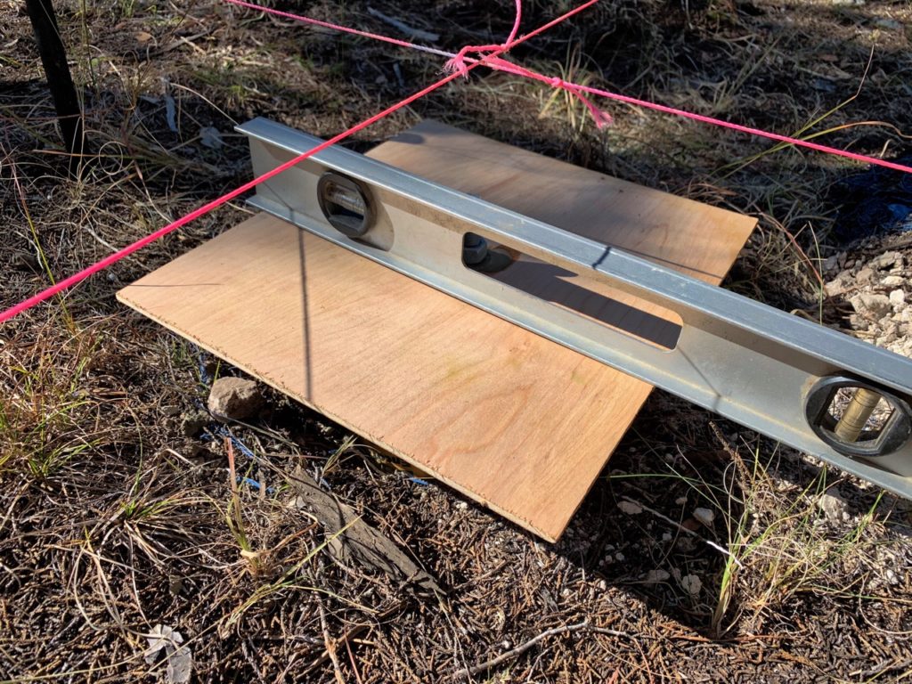 photo of Concrete poured and leveled