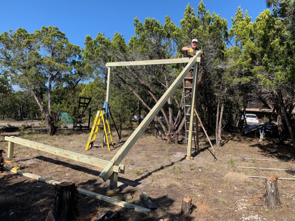 photo of the First side-support installed