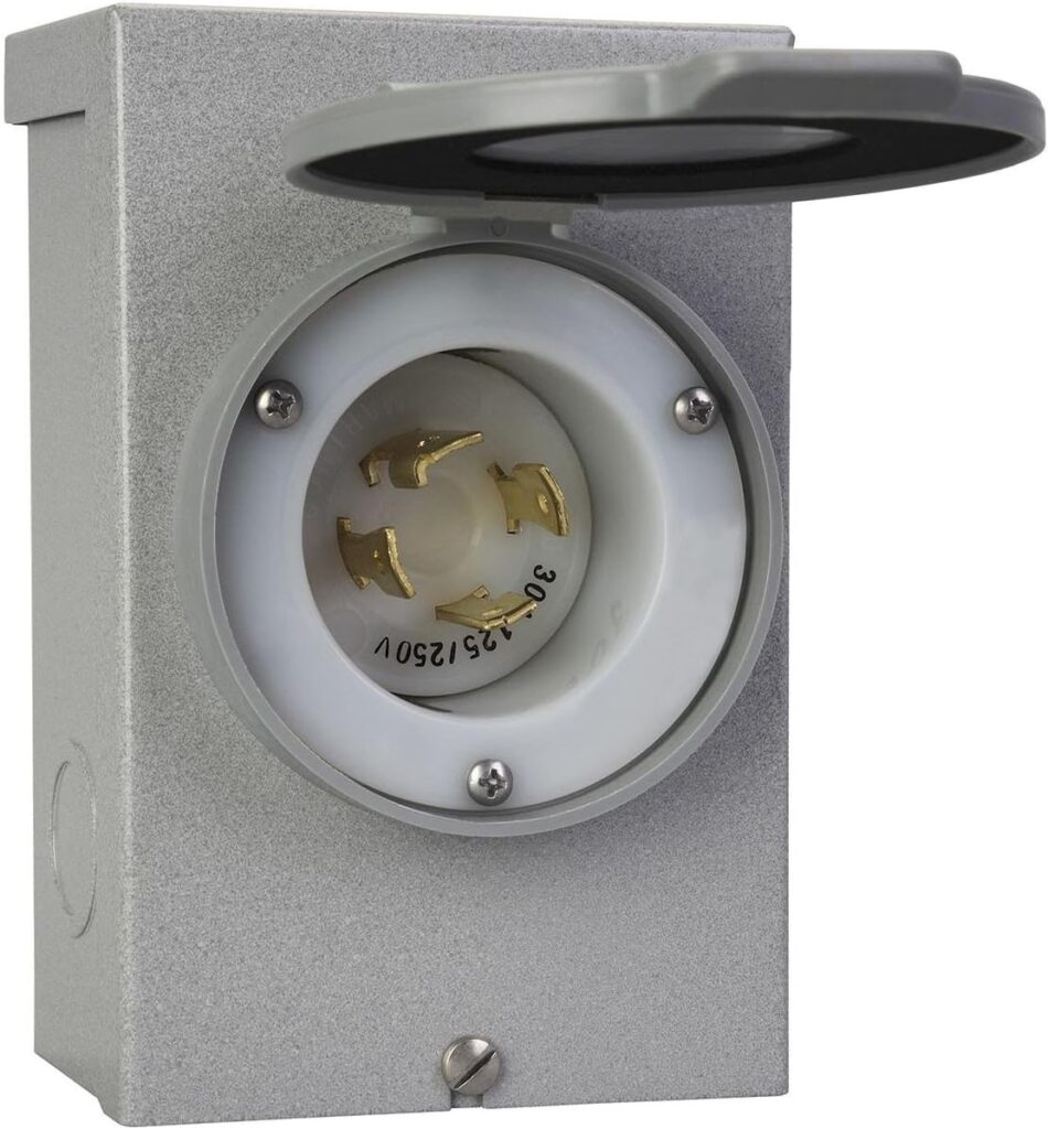 Reliance Controls Generators Up to 7,500 Running Watts PB30 30-Amp NEMA 3R Power Inlet Box