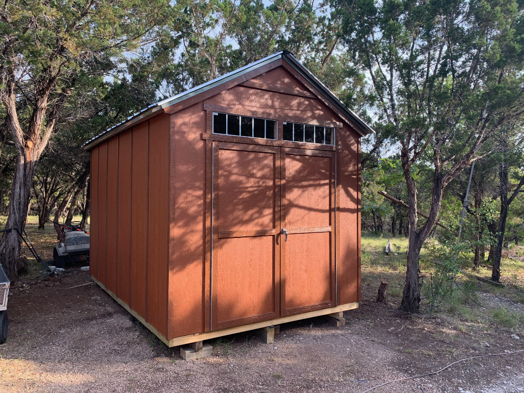photo of The finished shed