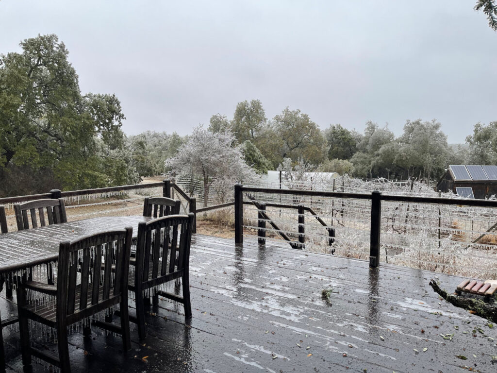 photo of Ice on the Deck