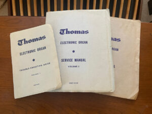 photo of the Organ Service Manuals