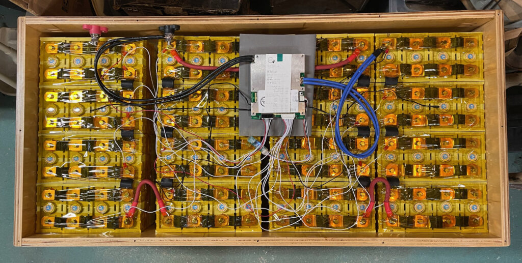 photo of the finished lithium Ion battery