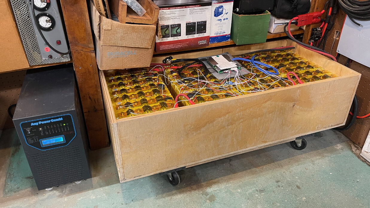 photo of the New Lithium Ion battery in use