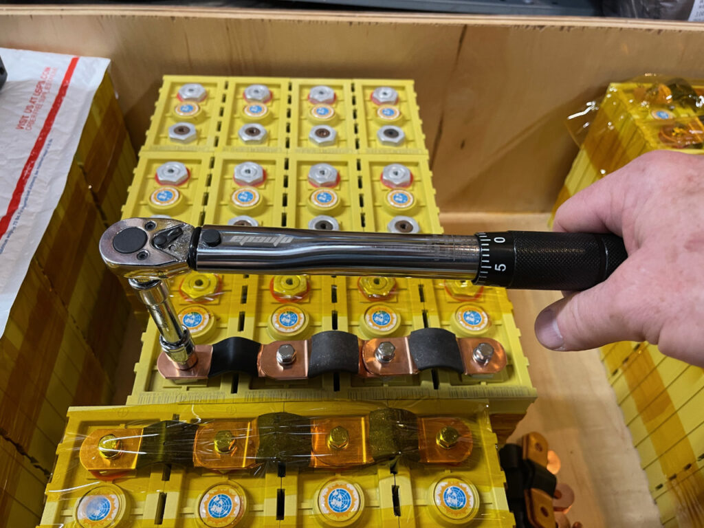 photo of Tightening to the required torque