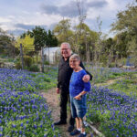 Jim and Marilyn among the Bluebonnets at Roy Creek Ranch