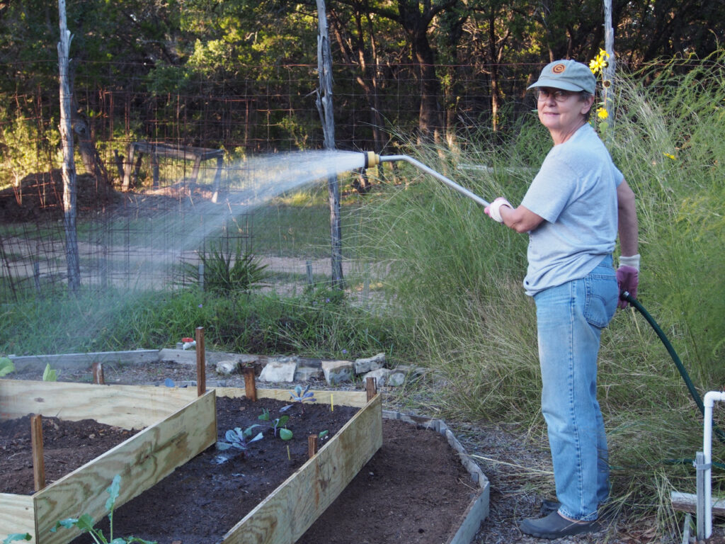 photo of Marilyn in the Garden