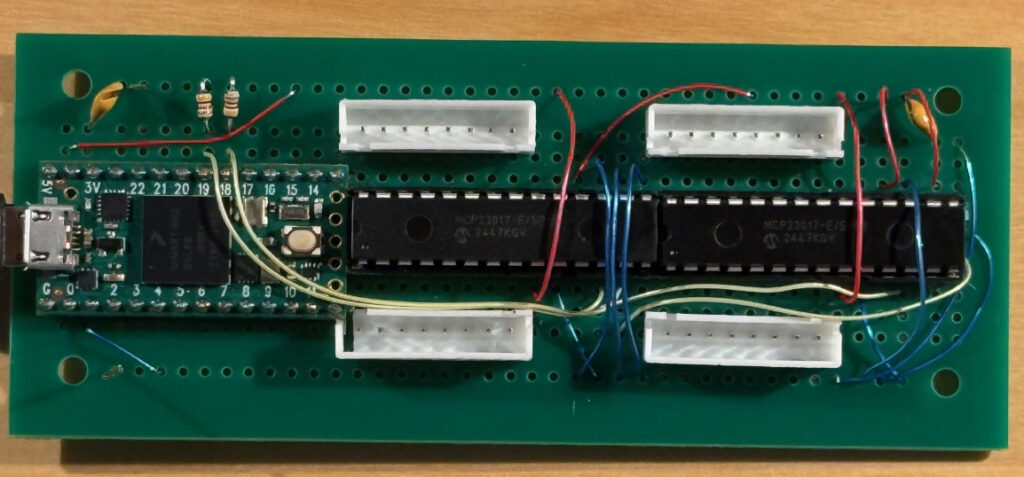 photo of The finished virtual pipe organ MIDI encoder prototype