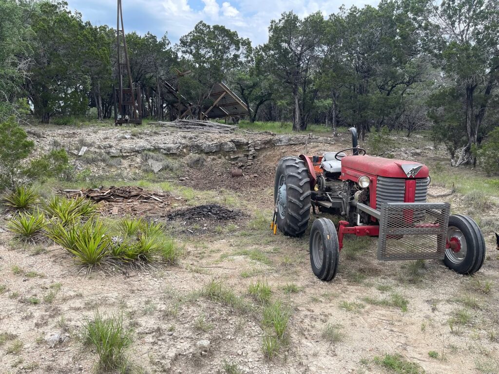 cleaning up the solar garage site