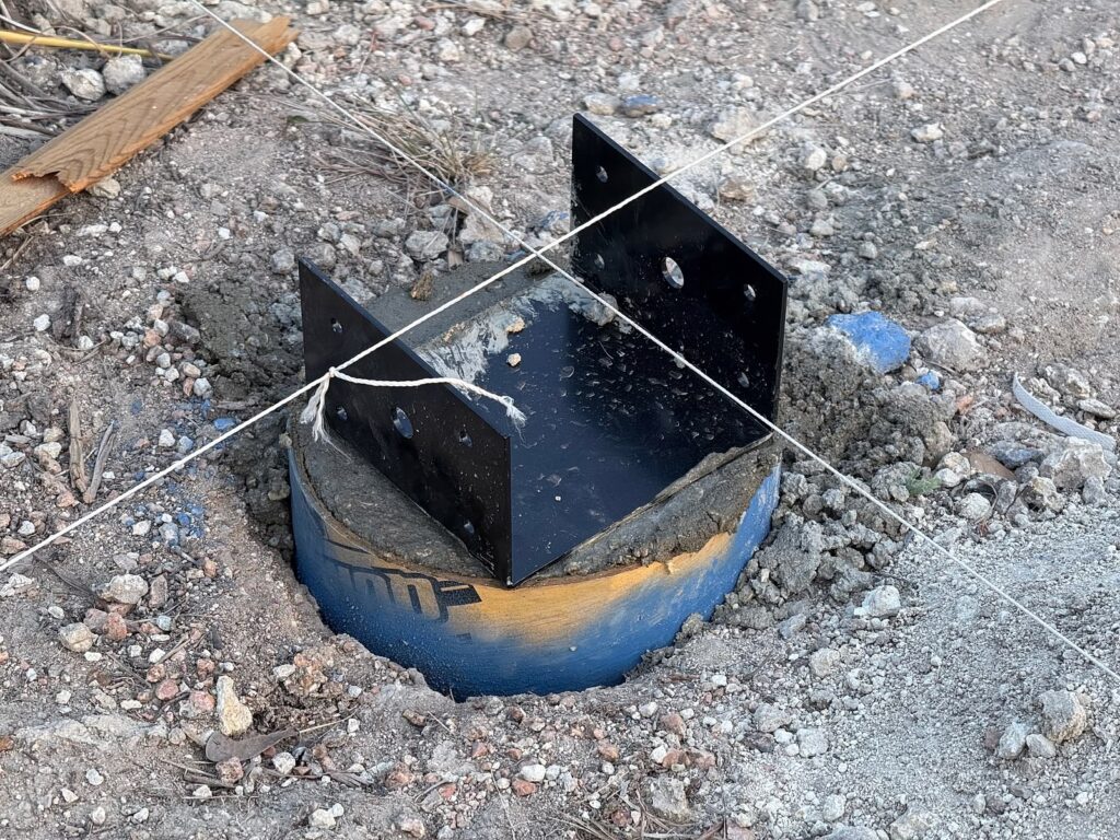 finished post anchor