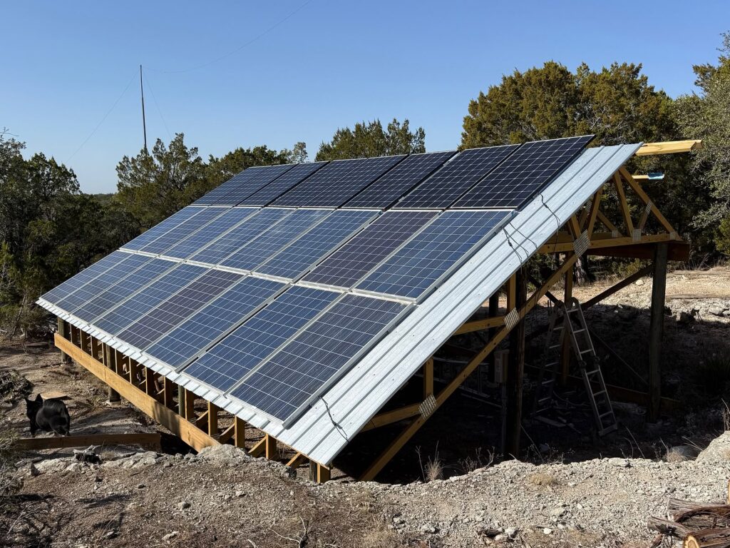 solar garage array