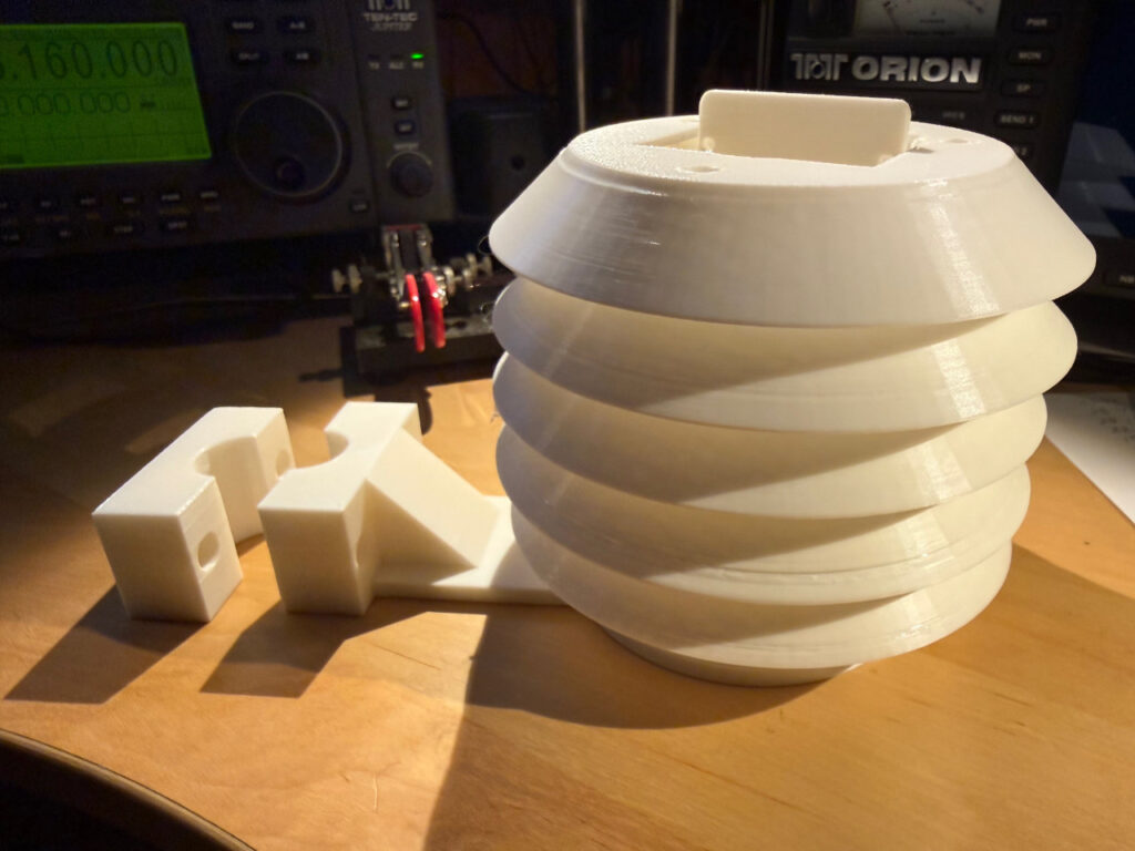 Radiation shield fresh off the 3d printer