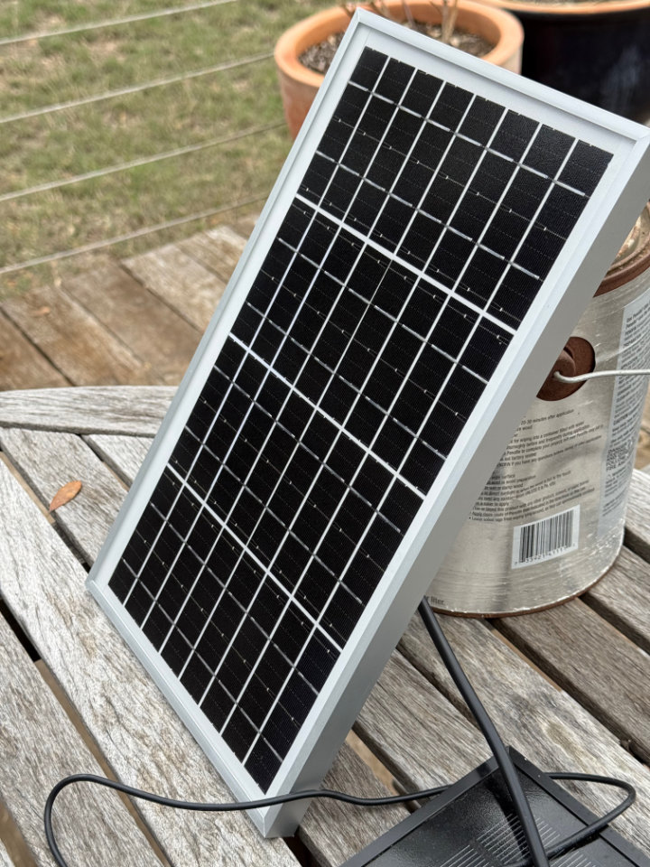 Small 10-watt solar panel
