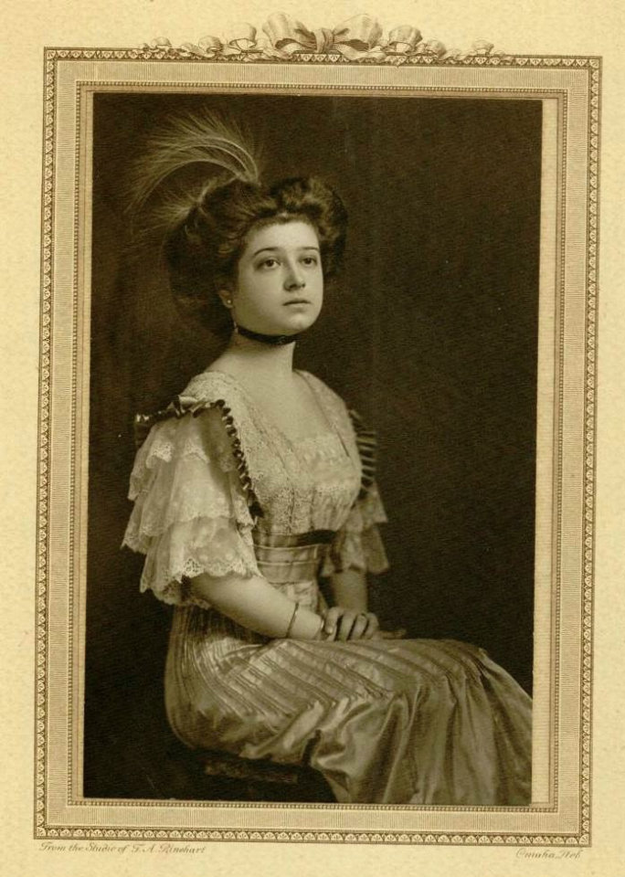 Eugenie Whitmore, original owner of the 1893 Weber grand piano.