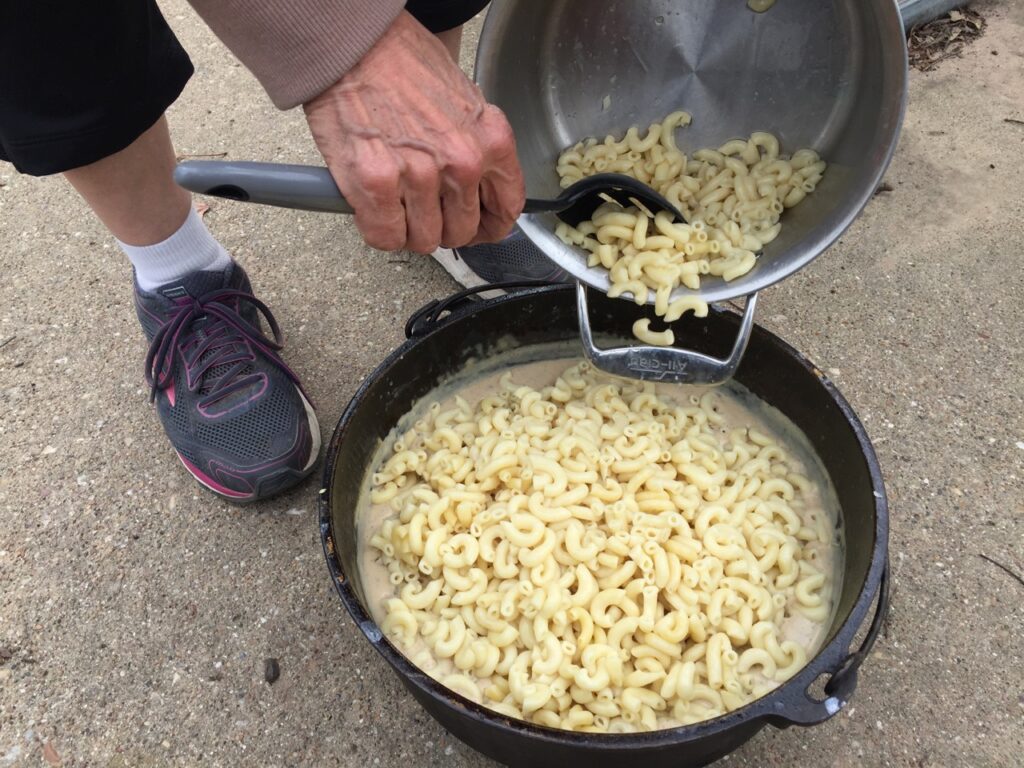 Add the macaroni
